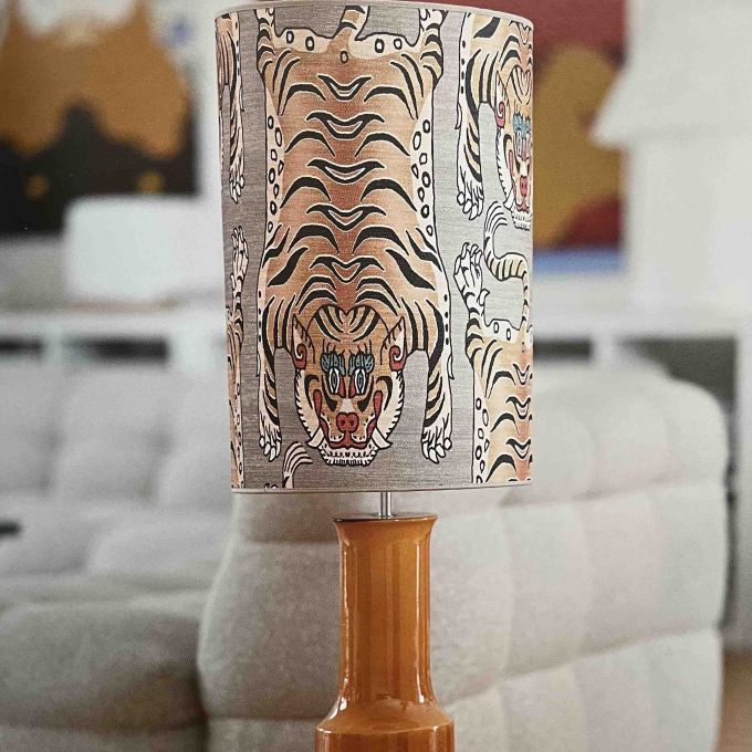 Tiger cylindrisk lampskärm
