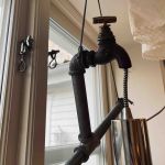 Fönsterlampa av vattenutkastare