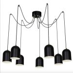 Taklampa Spider 7 armar