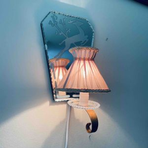 Spegellampett Art Deco
