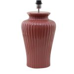 Lampfot Dahlia keramik glossy
