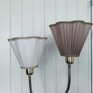 Lampskärm Louisa - toppringfäste - 8 färger - variant MINDRE