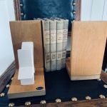 Paret bokstöd - svenskt hantverk - Nedholm Sweden