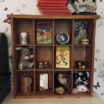 Trälåda med många fack