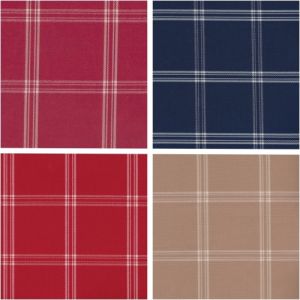 Möbeltyg KAPTEN RUTA -  5 färger