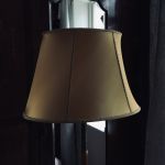 Lampskärm Engelsk - Oval - Slät Satin - 8 storlekar - 6 färger - flera kantband
