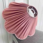 Lampskärm Veckad Satin