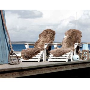 Lammskinnsfäll Långhårig Lockig Maori 180 cm Doppio