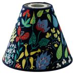 Skärm m toppringfäste - mönster Herbarium av Stig Lindberg - 4 färger