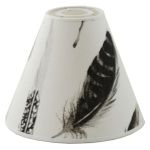 Skärm m toppringfäste - Plumes - för "ormlampa" el likn.