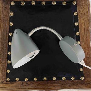 Vägglampa böjbar arm - ny
