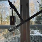 Fönsterlampa av vattenutkastare