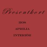 Presentkort hos Aprilia Interiör