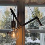 Fönsterlampa av vattenutkastare