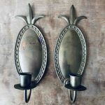 Paret lampetter metall