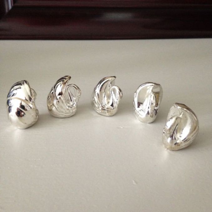 Etikett- / namnskyltshållare Svanar