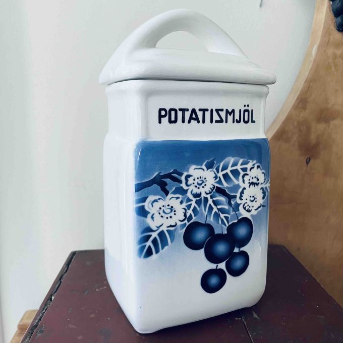 Potatismjöl porslinsburk