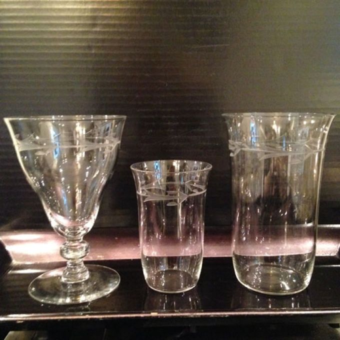 Set med 17 st glas