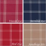 Möbeltyg KAPTEN RUTA -  5 färger