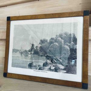 Äldre tryck Biskopsudden vid Stockholm