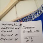 Vintage Klänning Thaisiden skräddarsydd 1965