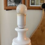 Lampfot marmor