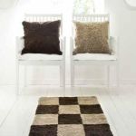 Fårskinnskudde m Ulltyg 50*50