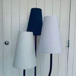 3-armad golvlampa 60-tal