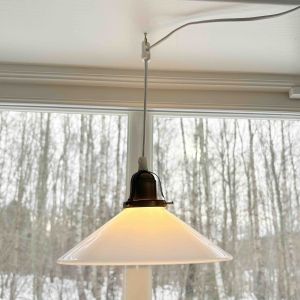 Skomakarskärm med upphäng