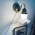 Vägglampa - ny sladd