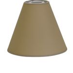 Lampskärm toppringfäste Leather - 5 färger