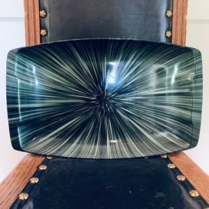 Grönmönstrad laminatbricka