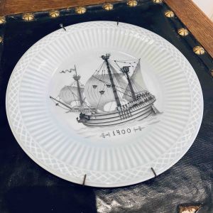 Tallrik Rörstrand Skepp 1400