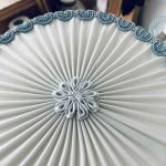 Satinskärm m skärmlyra