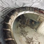Rund bricka nysilver