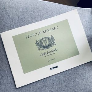 Nothäfte: Zwölf Spielstücke für zwei Violinen - Leopold Mozart - ED 4136. Schott.