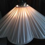Lampskärm Veckad Satin