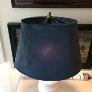 Lampskärm Engelsk - Oval - Sammet - 6 färger - 2 storlekar