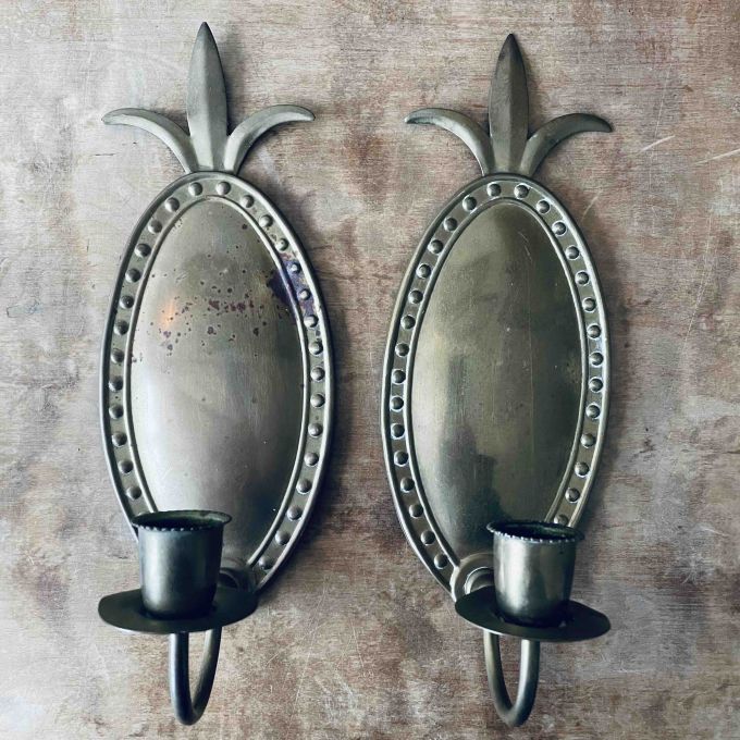 Paret lampetter metall