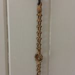 Brännförgylld del till lampa - finns 2