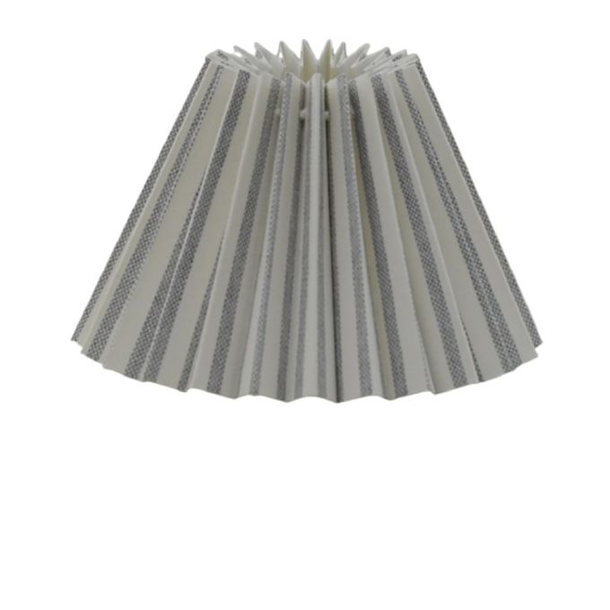 Lampskärm James - Veckad laminerad - 3 storlekar - 2 färger