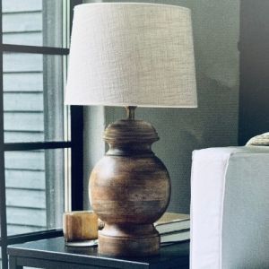 Lampfot trä Zenit - 2 färger