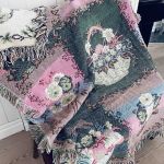 Pläd med vackra färger 120*144 cm