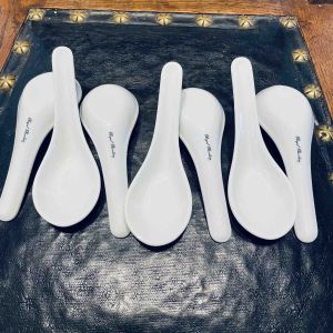 Set med 7 porslinsskedar - Royal Porcelaine