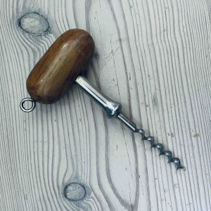 Korkskruv trä m ögla