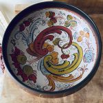 Träskål allmogemålning