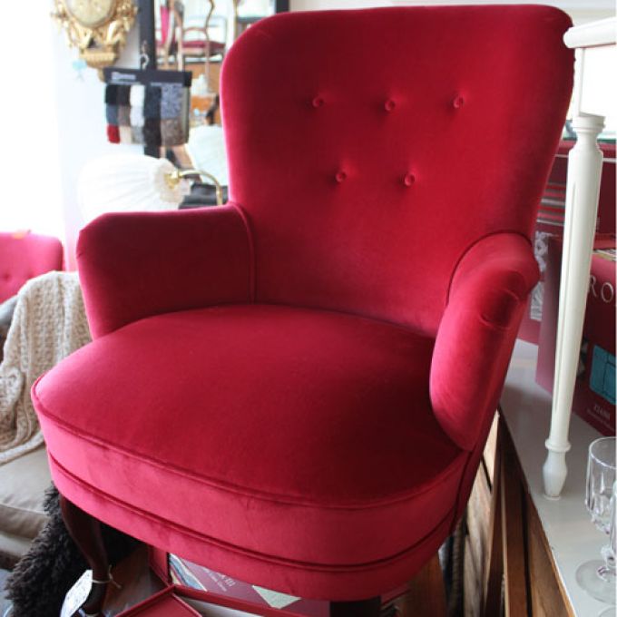Mia fåtölj sammet