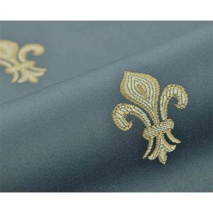 Möbeltyg Royal Astoria - Fleur-de-lis - Sidentyg