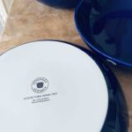 8 st Höganäs koboltblå djupa fat