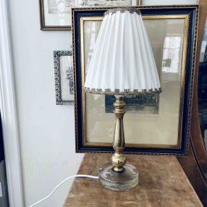 Lampfot metall och glas - ny el